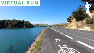 Virtual Run Sea | Virtual Treadmill Scenery | POV Running Video 40 Minutes 4K 60