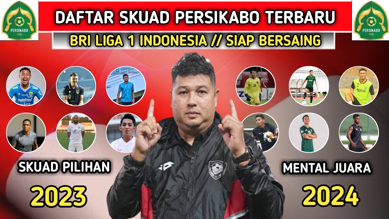 RESMI. DAFTAR SKUAD PERSIKABO BRI LIGA 1 INDONESIA MUSIM 2023 2024 ...