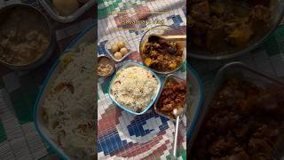 ১লা জানুয়ারি ছাদে লাঞ্চ করলাম।1st January Rooftop Lunch 😋#shorts #food #trending