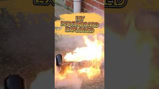 My hoverboard exploded!!! #blewup #dangerous #explode #hoverboard #insane