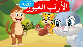 زاد الحكايا - قصص اطفال - قصص قبل النوم - الأرنب الغيور