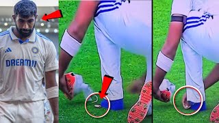 Shocking😳, Jasprit Bumrah Captured with SANDPAPER in Shoes ?...Viral Video | IND vs AUS BGT Series