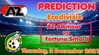 AZ Alkmaar vs Fortuna Sittard Prediction & Match Preview Eredivisie, 2 December 2021