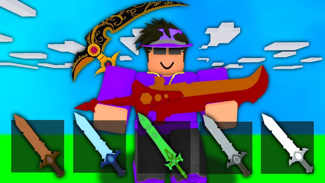Get EVERY SWORD In 1 MATCH Challenge! (Roblox Bedwars)