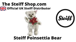 STEIFF POINSETTIA BEAR