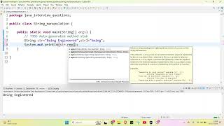 #9 String Manipulation operations in Java - Tamil
