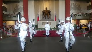 20190818國父紀念館(Dr. Sun Yat-Sen Memorial Hall)海軍儀隊『陸戰儀隊』交接(Changing of the Guard)