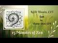 15 Minutes of Zen! Beginner Zentangle© method of drawing! Sun.