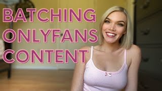 How To Batch OnlyFans Content | Tips & Tricks To Run Your OnlyFans For Beginners | Fan Site Friday
