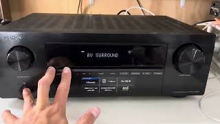 How To Factory Reset Denon AVR-X250BT AV Surround Receiver