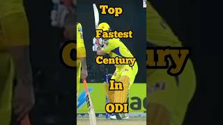 Top Fastest Century in ODI #top10 #cricket #abdevilliers #markboucher
