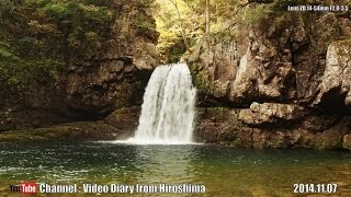 広島の風景 2014 秋 Part 28 三段峡 二段滝 安芸太田町 Scenery of Hiroshima 2014 Autumn,Three stage Gorges,Akioota town