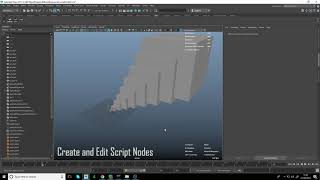 Maya script node editor