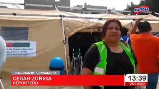 S.J.L | SUSALUD supervisa que damnificados sean atendidos