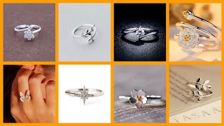 Silver ring design for girls 2022| stone silver ring design| silver finger ring design for ladies.