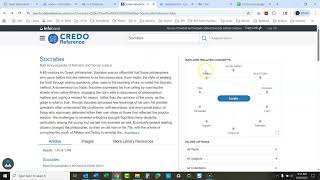 Credo Reference: Academic Core (library database)