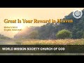 Great Is Your Reward in Heaven | Sermon of the Month | God the Mother