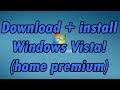 How to download and install Windows Vista Home Premium (32bit and 64bit) How to download and install Windows Vista Home Premium (32bit and 64bit)