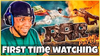 RRR (2022) * FIRST TIME WATCHING */ MOVIE REACTION!!!  PART 1 |