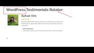 Adding Rotating Testimonials Slider in WordPress