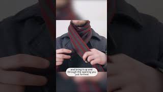 How I Tie My Scarf  #Shorts
