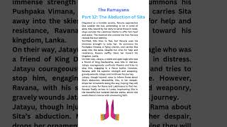 The Ramayana |Part 12 The Abduction of Sita| #ram #sita #ramayan #ayodhya @TheStorybookTreasures