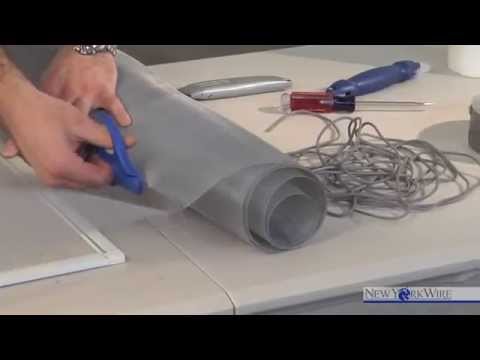 How-to Install Aluminum Window Screen How-to Install Aluminum Window Screen