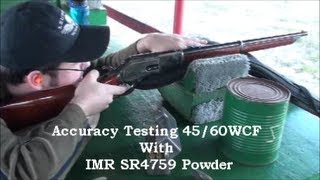 1876 Winchester 45/60WCF Testing Hand-loads