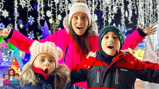 DeeDee Takes Matteo and Gabriella to See a World of Lights