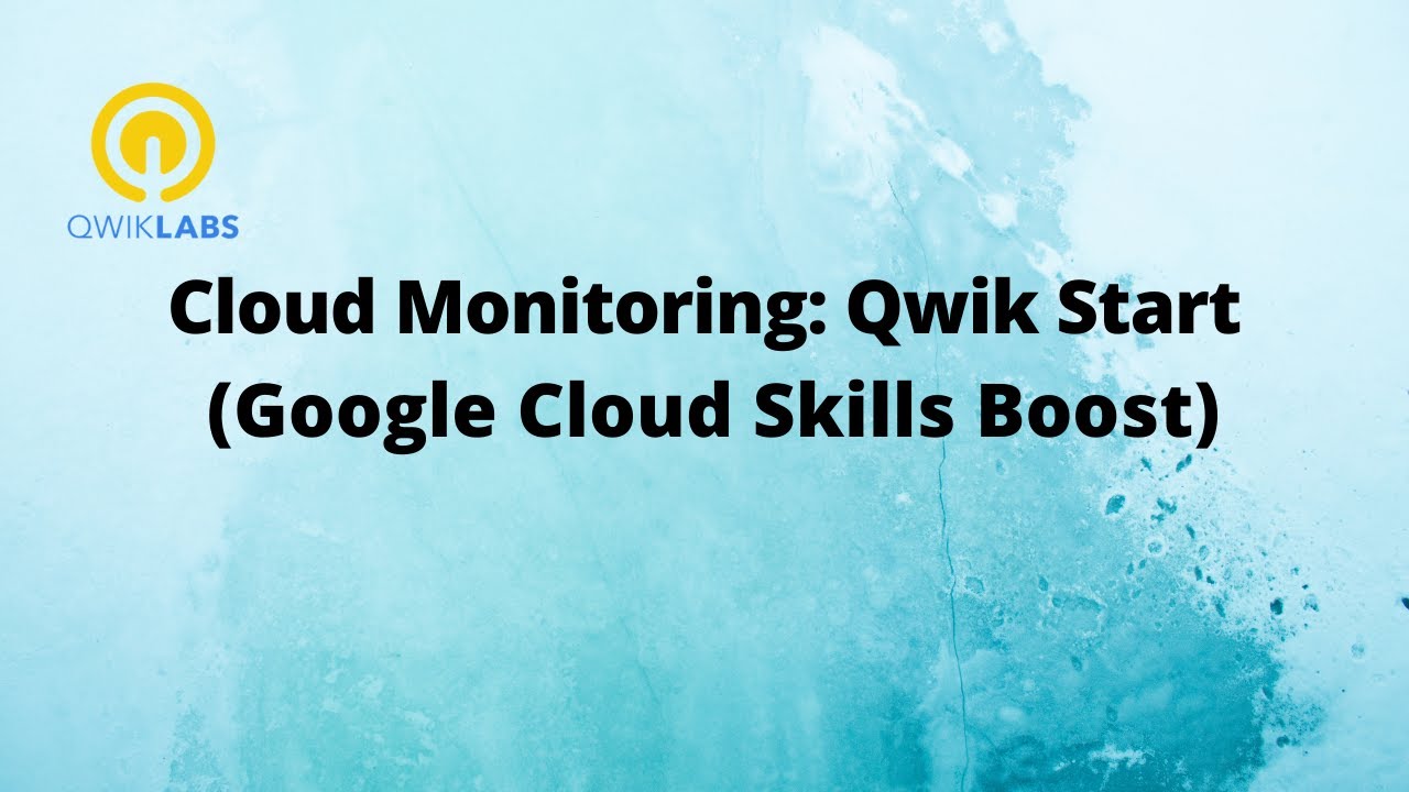 Cloud Monitoring Qwik Start Gsp089 Youtube