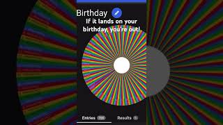 If it lands on your birthday, you’re out! Part 242! #birthday #virralshorts