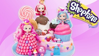 Shopkins Shoppies Cake from the Toys: Donutina, Jessicakes, Bubbleisha (Doll Cakes)