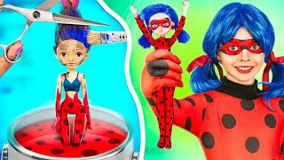 How to Become Ladybug in Real Life/ From Nerd Doll To Beauty Ladybug