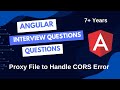 Proxy in Angular Explained with CORS Error Fix | Interview Question Answered!