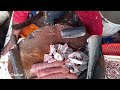 garfish kola fish cutting and cleaning in chennai fish market