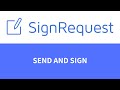 Electronic Signatures: Send and Sign a SignRequest