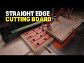 Straight Edge Cutting Board making with Aluminum Rod / DIY