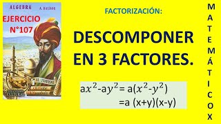 166) DESCOMPONER EN 3 FACTORES