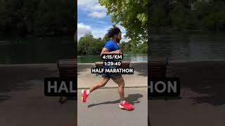 What Half Marathon Paces Look Like #running #halfmarathon