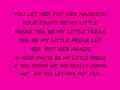 Nicki Minaj Ft. Usher - Little Freak (Lyrics)