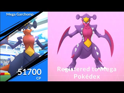 Shiny Mega Garchomp makes its debut in Pokemon GO Mega Raid Day!