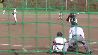 杉本京平（中央中等）HR.  vs 利根商業20141115