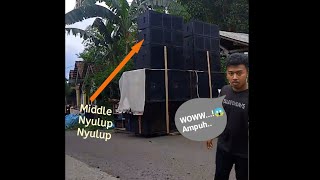 Ampuh....!TANIA PRO AUDIO Cek Sound 4 Sub Biting Pinggir Arjasa Jember