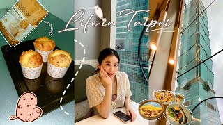 Life in Taipei 台北日常｜東京第一日本橋海鮮丼, 製作cupcakes, 最美微風南山“貳樓”, 一日宜蘭小吃美食, 工作前的美髮 🍱🧁🍽🍧💇🏻‍♀️