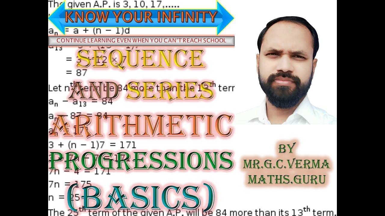 Arithmetic Progressions Basics Youtube
