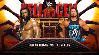 Roman Reigns vs AJ Style | Hell in a Cell | Royal Rumble 2023