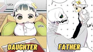 She was mistakenly sent to a skeleton but used her cuteness to win her dad