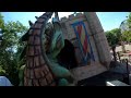 de draak on ride pov front 4k60fps mack blauer enzian plopsaland de panne