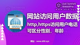 运营商大数据，怎么获取网站访问用户信息，网站访问用户抓取，精准客户信息，官网 https://www.dt6.xyz