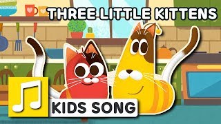THREE LITTLE KITTENS | ENGLISH NURSERY RHYME | BEST KIDS SONG | LARVA KIDS | FULL SONG